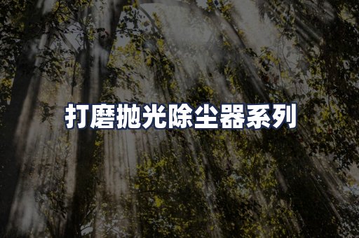 打磨抛光除尘器系列